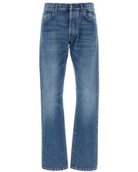 Versace - Light Straight Jeans - Lyst