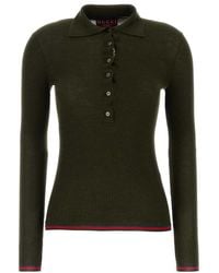 Gucci - Wool Polo Sweater - Lyst