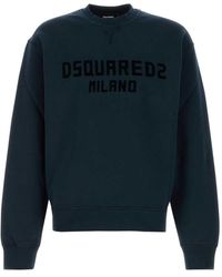DSquared² - Midnight Cotton Sweatshirt - Lyst