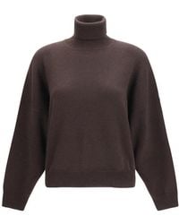 Brunello Cucinelli - Solid Turtle Neck Sweater - Lyst