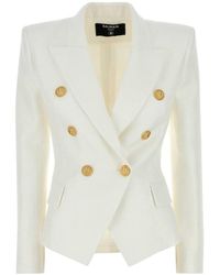 Balmain - Double-Breasted Jacket - Lyst