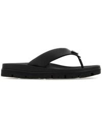 Prada - Solid Lifestyle Sandals - Lyst