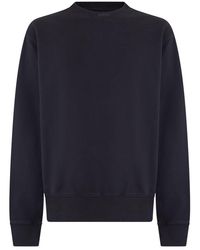 BOSS - Solid Crew Neck Sweatshirt - Lyst
