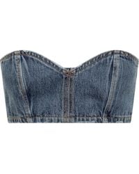 Monot - Solid Strapless Top - Lyst