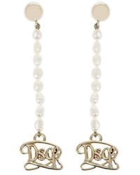 DSquared² - Logo Drop Earrings - Lyst
