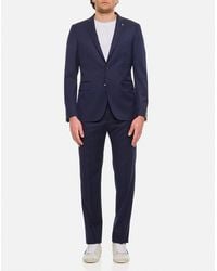 Tagliatore - Dark Virgin Wool Two-Piece Suit - Lyst