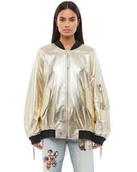 DSquared² - Metallic Oversized Jacket - Lyst