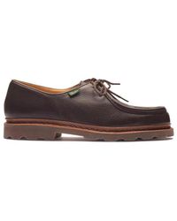 Paraboot - Leather Lace-Up Shoes - Lyst