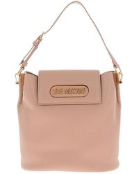 Love Moschino - Logo Small Bucket Bag - Lyst