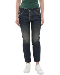 DSquared² - Regular Mid Rise Jeans - Lyst