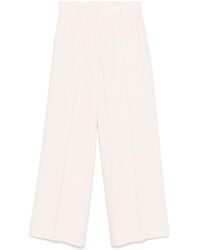 MSGM - Viscose Trousers - Lyst