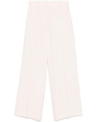 MSGM - Viscose Trousers - Lyst