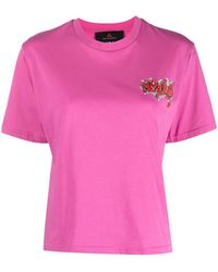 Peuterey - Graffiti Print Cotton T-Shirt - Lyst