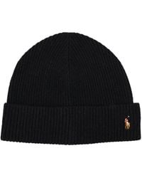Polo Ralph Lauren - Knitted Beanie Cap - Lyst