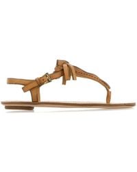 Prada - Solid Sandals - Lyst