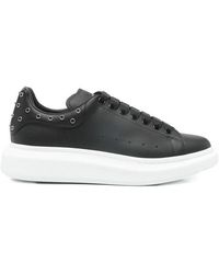 McQueen - Blackwhite Color Block Sneakers - Lyst