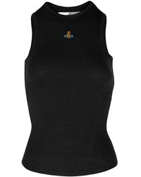 Vivienne Westwood - Logo Round Neck Top - Lyst