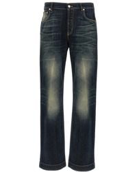 McQueen - Relaxed Mid Rise Jeans - Lyst
