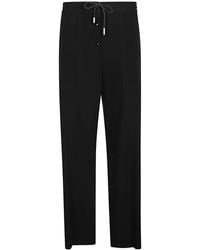 The Row - Drawstring Wool Trousers - Lyst