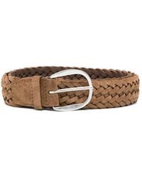 Orciani - Braided Buckle Belt - Lyst