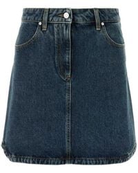 Givenchy - Denim Skirt - Lyst