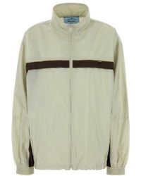 Prada - Mock Collar Jacket - Lyst