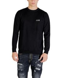 ICON DENIM - Crew Neck Sweatshirt - Lyst