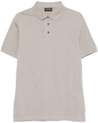 Emporio Armani - Solid Polo - Lyst