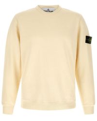 Stone Island - Off Regular Sweatshirt - Lyst