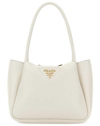 Prada - Logo Small Satchel - Lyst