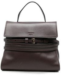 Moschino - Dark Tie Me Mini Satchel - Lyst