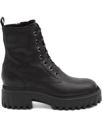 Hogan - H700 Chunky Biker Boots - Lyst