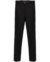 Prada - Wool Tailored Trousers - Lyst
