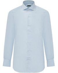 Finamore 1925 - Light Regular Solid Shirt - Lyst