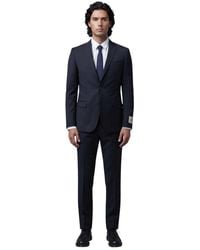 Corneliani - Dark Notched Lapel Suit - Lyst