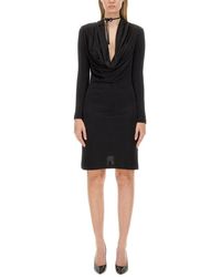 Helmut Lang - Slim-Fit Jersey Dress - Lyst