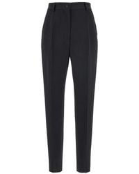 Dolce & Gabbana - Regular Flat Front Pants - Lyst