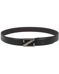 ZEGNA - Solid Reversible Belt - Lyst