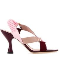 Fendi - Stripes Colibri Heels - Lyst
