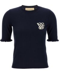 Valentino Garavani - Vg Embroidery Top - Lyst