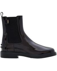 Tod's - Leather Chelsea Boots - Lyst