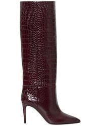 Paris Texas - Textured Rouge Noir Boots - Lyst
