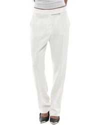 Max Mara - Slim Flat Front Pants - Lyst