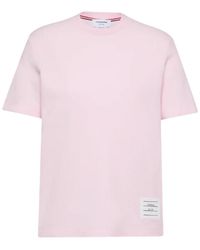 Thom Browne - Solid Crew Neck T-Shirt - Lyst