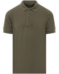 Tom Ford - Solid Shirt Collar Polo - Lyst