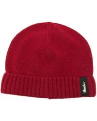 Borsalino - Textured Logo Beanie Cap - Lyst