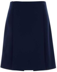 Miu Miu - Above Knee Skirt - Lyst