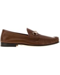 Gucci - Leather Loafers - Lyst
