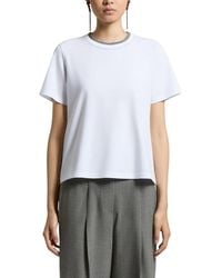 Peserico - Crew Neck T-Shirt - Lyst