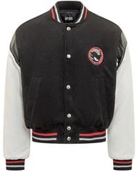Gcds - Color Block Band Collar Jacket - Lyst